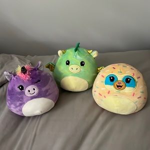3 pack of 4 inch Squishmallows